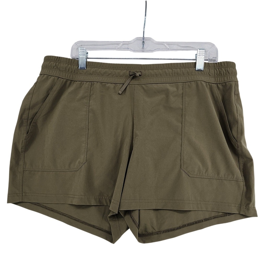 KUHL XL Olive Green Hiking Shorts Gorpcore Outdoor Utility Activewear Adventure